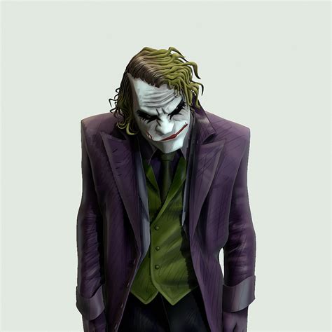 Joker Dark Knight Fan Art Zbrushcentral