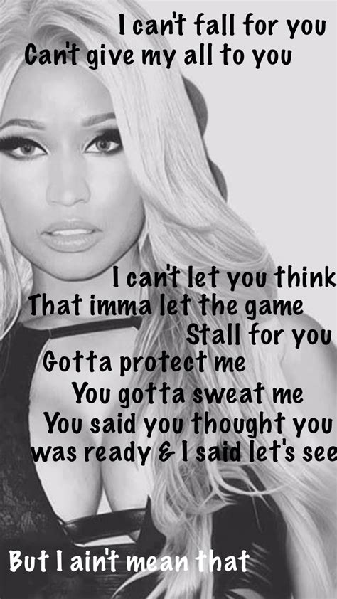 Nicki Minaj I Lied In Love With Her New Album Music Quotes Music