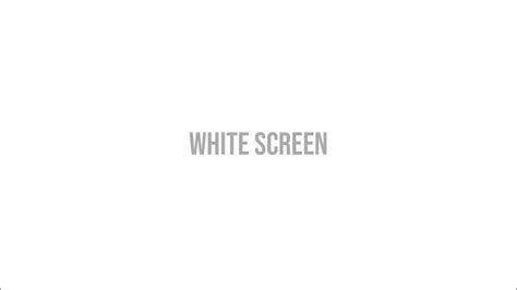 White Screen Test By Techfry Youtube