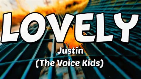 Who is the voice kids 2020 uk winner justine afante? 8D AUDIO Lovely - Justin (The Voice Kids) [COVER ...