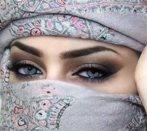 Blue Eyes Hijab And Muslims Image Beautiful Brown Eyes Most