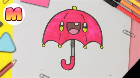Como Dibujar Paraguas Kawaii Como Dibujar Cosas Kawaii Dibujos