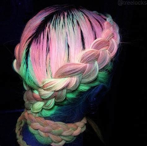 Glow In The Dark Hair Glowing Phoenix Neon Hair Fashionisers