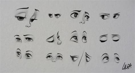 You will also need to decide how big you want the eyes to be. drawing Illustration eyes DIY tutorials art reference cartooning how to draw anime eyes cartoon ...