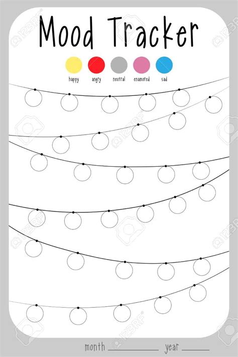 Paper Paper And Party Supplies Calendars And Planners Digital Download Mood