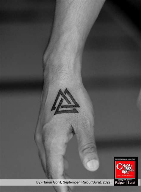 Discover More Than 81 Triangle Tattoo On Hand Latest Esthdonghoadian