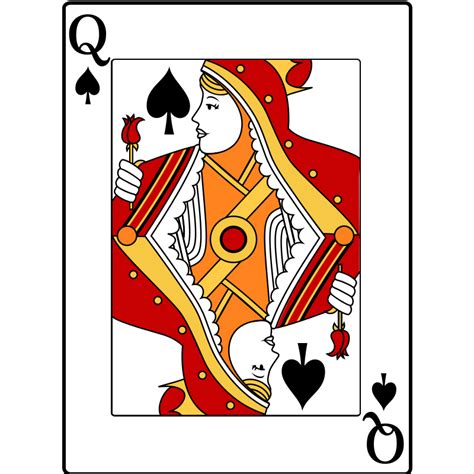 Queen Of Spades Clip Art Image Clipsafari
