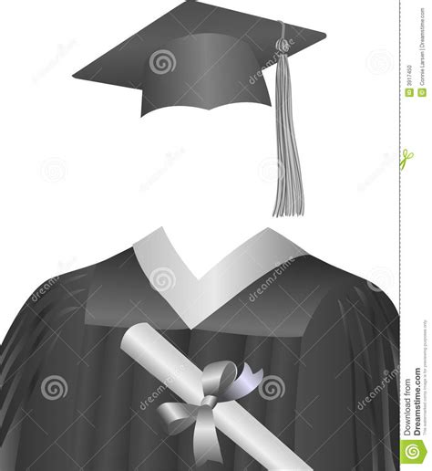 Graduate Cap Gown And Diploma Stock Vector Image 3917450