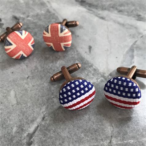 American Flag Cufflinks By Parkin And Lewis