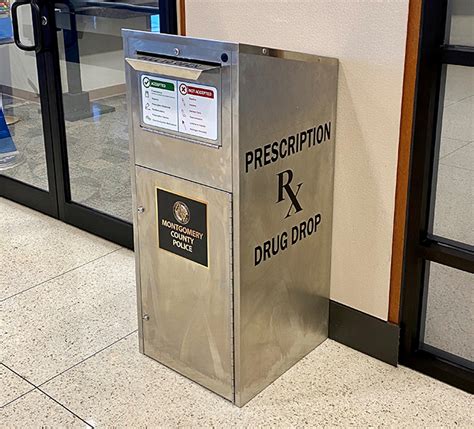 Drug Disposal Boxes Montgomery County Police Departmentmontgomery