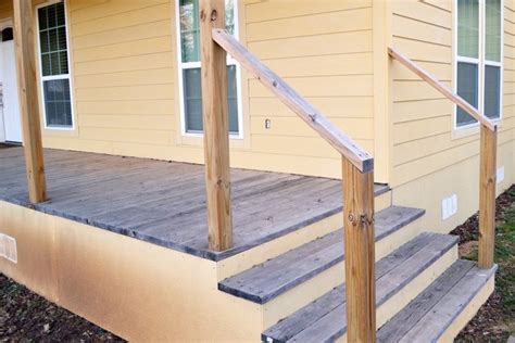 Stair railings serve more than a functional purpose. Do it Yourself Exterior Stair Railing | Hunker