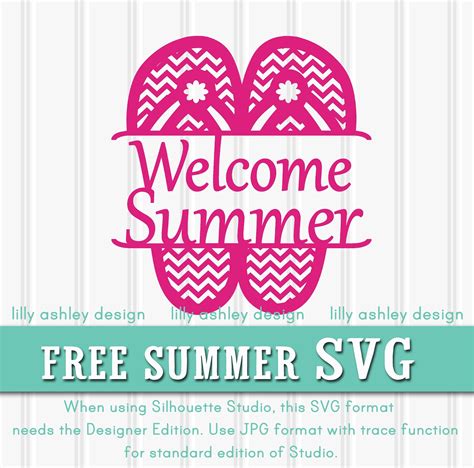Free SVG File For Summer