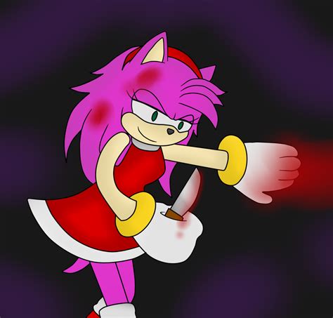 Insane Amy Rose By Asksonicthe Exe On Deviantart