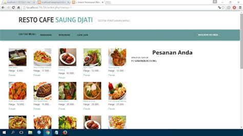 Source Code Aplikasi Sistem Pemesanan Makanan Berbasis Web Source 45500