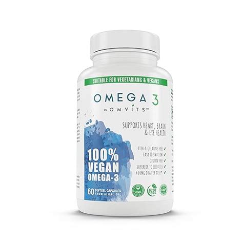 Opti3 Omega 3 Epa And Dha Vegan Omega 3 Supplement 60 Vegicaps Amazon
