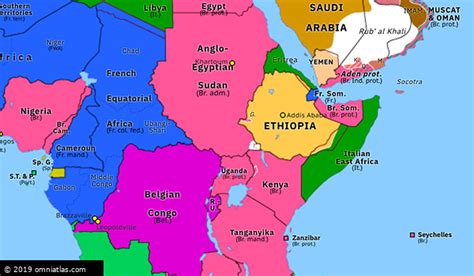 Abyssinia Crisis Historical Atlas Of Sub Saharan Africa 16 January