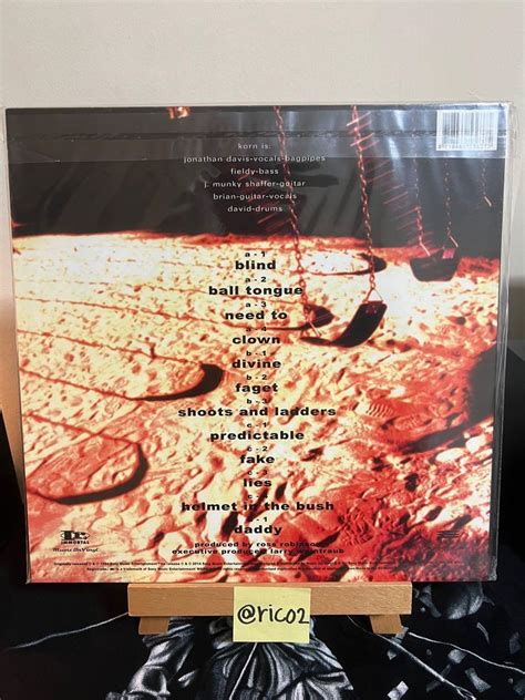 Korn Self Titled Album Vinyl 2 X Lp Hobbies And Toys Music And Media Vinyls On Carousell
