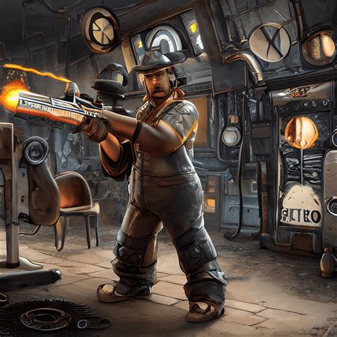 Steampunk Fortnite Graphic · Creative Fabrica
