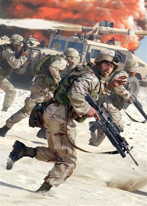 Marines Desert Storm Dave Seeley Militares Forças Especiais Forças