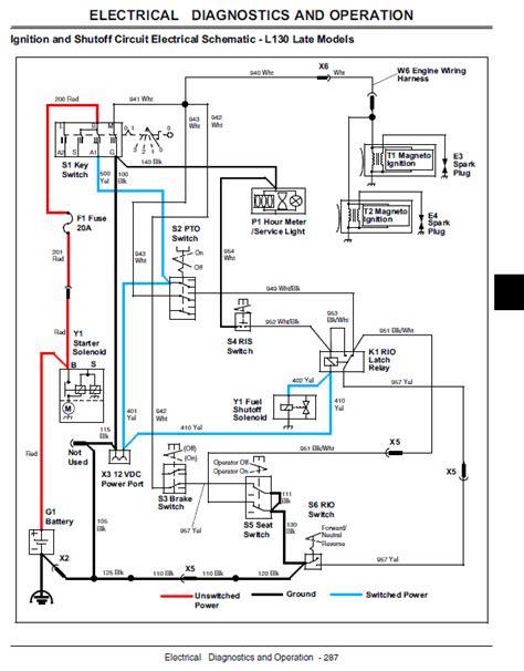 John Deere L120 Electrical Schematic Wiring Diagram