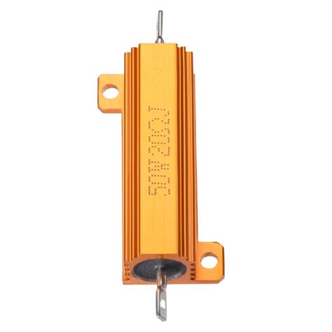 Industrial And Scientific Uxcell 50w 25 Ohm 5 Aluminum Housing Resistor