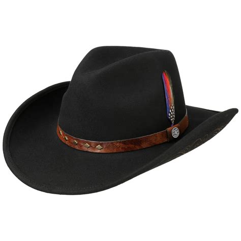 Black Wool Felt Western Hat Stetson