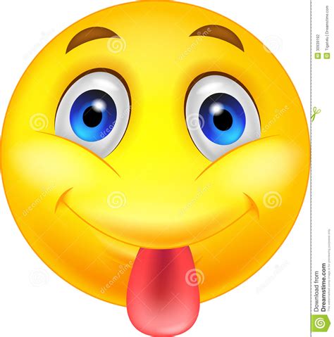 Clipart Smiley Face With Tongue Out