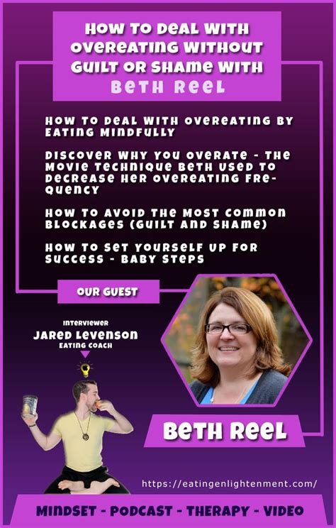 Podcast How To Deal With Overeating Without Guilt Guest Beth Reel In