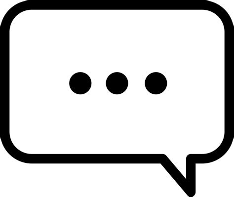 Three Dots Speech Bubble Svg Png Icon Free Download 52902