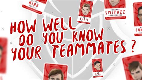 G2 Esports Csgo Team Challenge How Well Do You Know Your Teammates