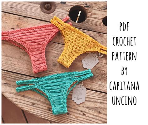 Pdf File For Crochet Pattern Marina Crochet Brazilian Bikini Etsy