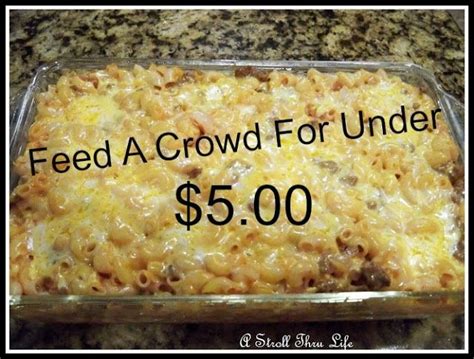 See more ideas about food, cooking recipes, recipes. Feed A Crowd For Under $5 | Recipe | Food for a crowd ...