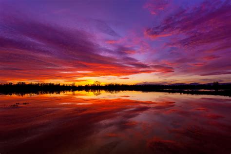 Anthony Dunn Photography Sunset Over The Rice Fields