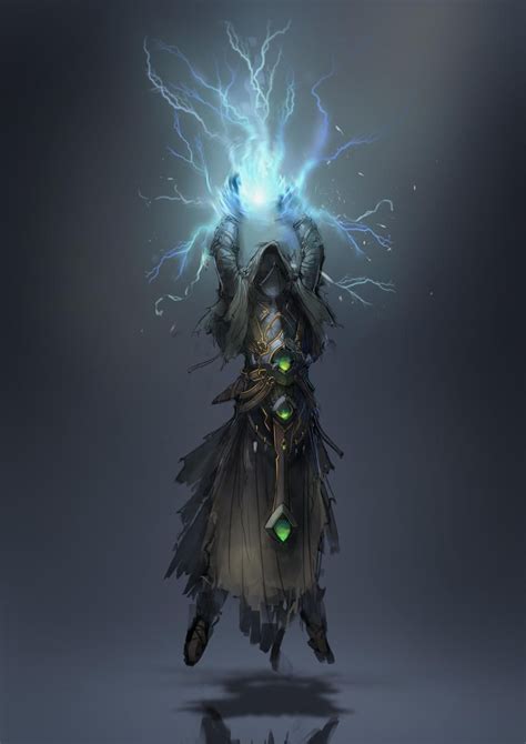 Lightning Mage By 2blind2draw On Deviantart Fantasy Wizard Fantasy