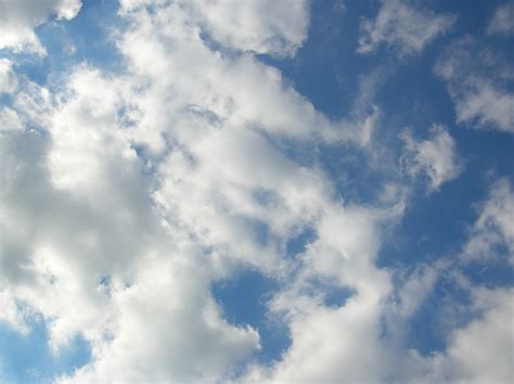 Heavenly Blue Sky With Clouds Free Stock Photo Public Domain Pictures