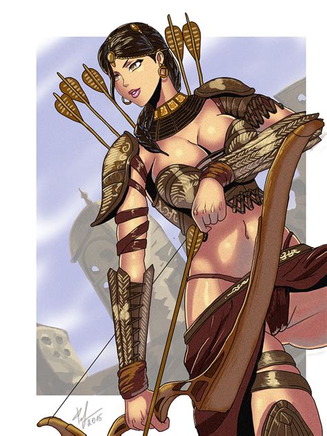 Rule 34 Armor Big Breasts Bow And Arrow Cameltoe Cleavage Farah Prince Of Persia Female