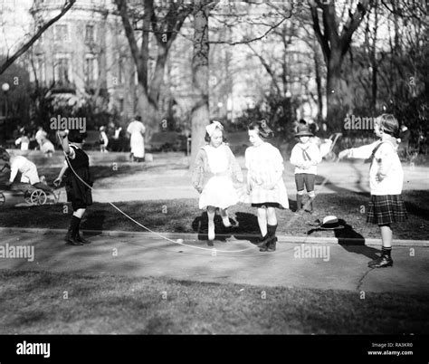 Children Playing In Park Early 1900s Hi Res Stock Photography And