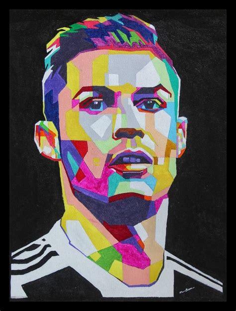 Cristiano Ronaldo Painting Canvas Art Painting Potrait Painting