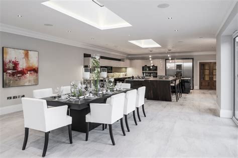 | see more about architecture, house and aesthetic. Luxury House in Buckinghamshire - Contemporary - Dining ...