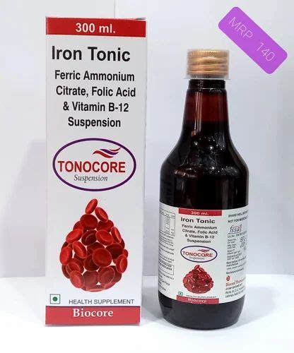 Tonocore Ayurvedic Iron Tonic Packaging Type Bottle Packaging Size