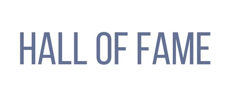 Hall Of Fame Png Pic Png All