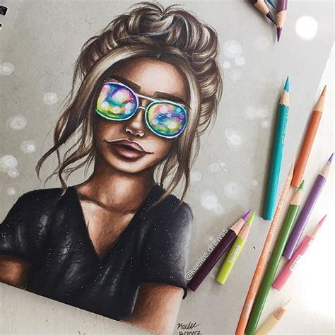 Girl Sunglasses Drawing Drawing People Girl With Sunglasses Cartoon