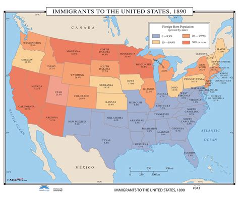 043 Immigrants To The Us 1890 On Roller W Backboard The Map Shop
