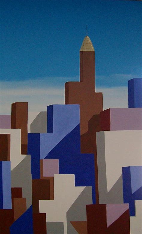 City Painting By David Larcom Fine Art America