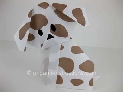 Origami Dog Folding Instructions - How to Make an Origami Dog