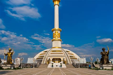 Monument To The Independence Of Turkmenistan Heroes Of Adventure