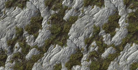 Mossy Rock 002 Pbr Texture By Radju