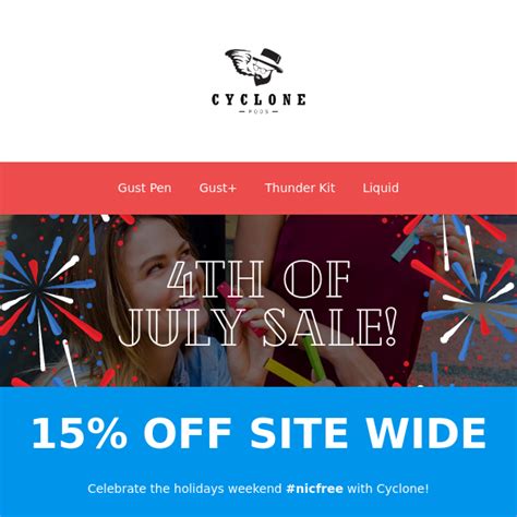 Cyclone Pods Coupon Codes → 15 Off 4 Active July 2022