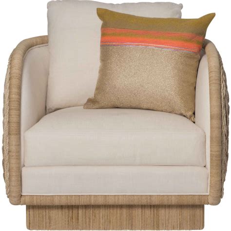 Coastal Braided Swivel Lounge Chair By Baker Furniture Furnitureland