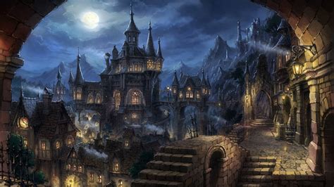 Fantasy Dark Castle 1920x1080 Rwallpaper